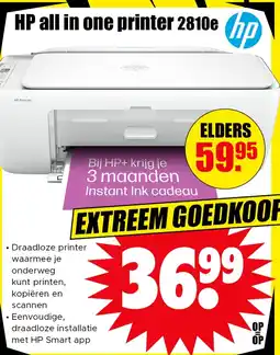 Dirk HP all in one printer 2810e aanbieding