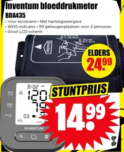 Dirk Inventum bloeddrukmeter aanbieding