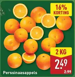 ALDI Perssinaasappels aanbieding
