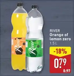 ALDI River Orange of lemon zero aanbieding