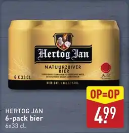 ALDI Hertog jan 6-pack bier aanbieding