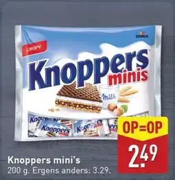 ALDI Knoppers mini's aanbieding