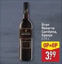 ALDI Gran Reserva Cariñena, Spanje aanbieding