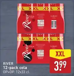ALDI RIVER 12-pack cola aanbieding