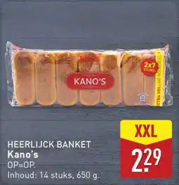 ALDI Heerlijck Banket kano's aanbieding