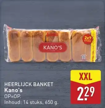 ALDI Heerlijck Banket kano's aanbieding