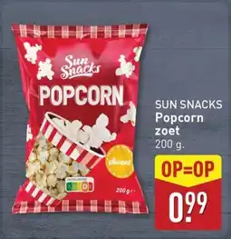 ALDI Sun Snacks popcorn zoet aanbieding