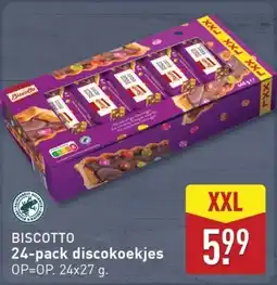 ALDI Biscotto 24-pack discokoekjes aanbieding