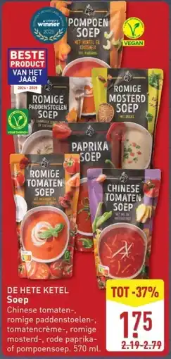 ALDI De Hete ketel soep aanbieding