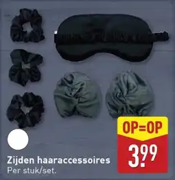 ALDI Zijden haaraccessoires aanbieding