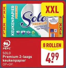 ALDI Premium 2-laags keukenpapier aanbieding