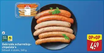 ALDI Gekruide scharrelkip- chipolata's aanbieding