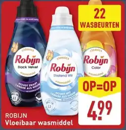 ALDI Robijn Vloeibaar wasmiddel aanbieding