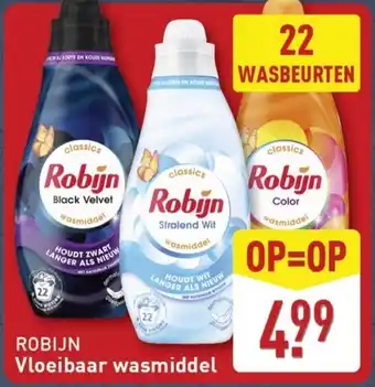 ALDI Robijn Vloeibaar wasmiddel aanbieding