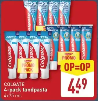 ALDI Colgate 4-pack tandpasta aanbieding