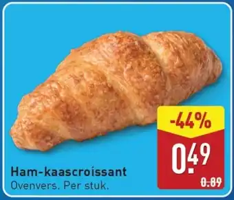 ALDI Ham-kaascroissant Ovenvers aanbieding