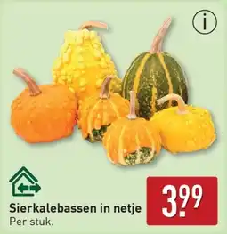 ALDI Sierkalebassen in netje aanbieding