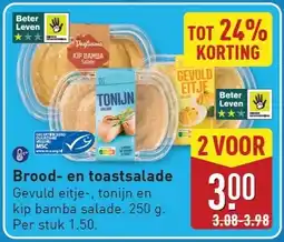 ALDI Brood- en toastsalade aanbieding