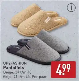 ALDI Up2fashion Pantoffels aanbieding