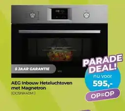 EP Beerepoot AEG Inbouw Heteluchtoven met Magnetron aanbieding