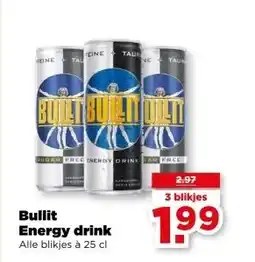 PLUS Bullit Energy drink aanbieding