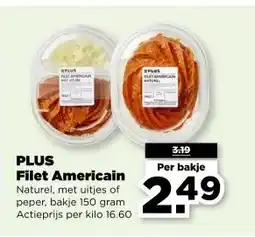 PLUS PLUS Filet Americain aanbieding