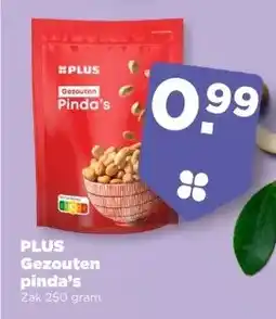 PLUS PLUS Gezouten pinda's aanbieding