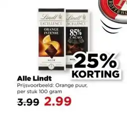 PLUS Alle Lindt aanbieding