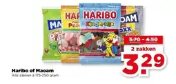 PLUS Haribo of Maoam aanbieding