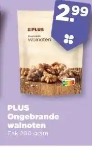 PLUS PLUS Ongebrande walnoten aanbieding