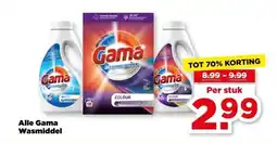 PLUS Alle Gama Wasmiddel aanbieding