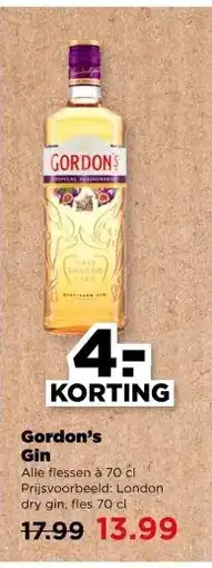PLUS Gordon's Gin aanbieding