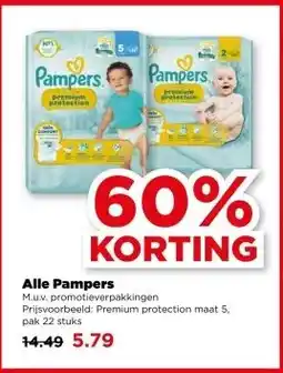 PLUS Alle Pampers aanbieding