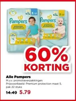 PLUS Alle Pampers aanbieding