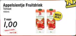Budget Food Appelsientje Fruitdrink Tomaat aanbieding