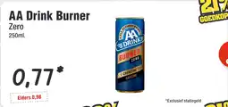 Budget Food AA Drink Burner Zero aanbieding