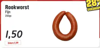 Budget Food Rookworst Fijn aanbieding