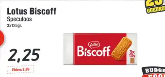 Budget Food Lotus Biscoff Speculoos aanbieding