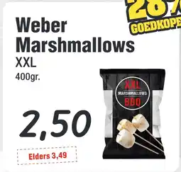 Budget Food Weber Marshmallows aanbieding