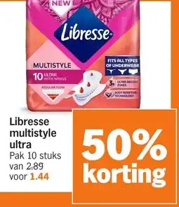 Albert Heijn Libresse multistyle ultra aanbieding