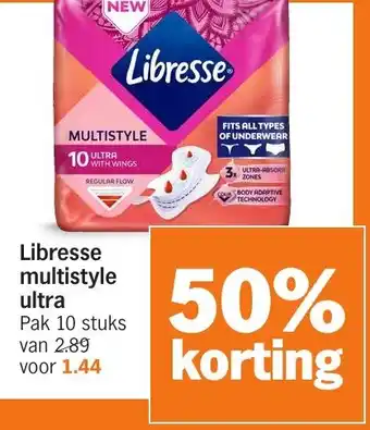 Albert Heijn Libresse multistyle ultra aanbieding