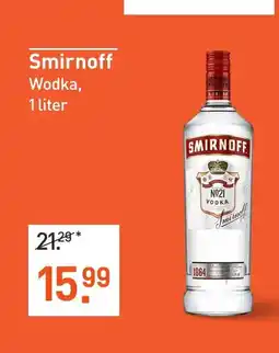 Albert Heijn Smirnoff Wodka aanbieding