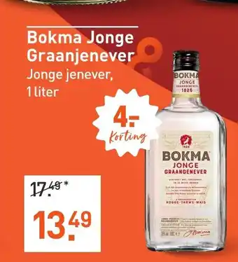 Albert Heijn Bokma Jonge Graanjenever aanbieding