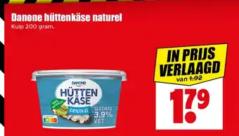 Dirk Danone hüttenkäse naturel aanbieding