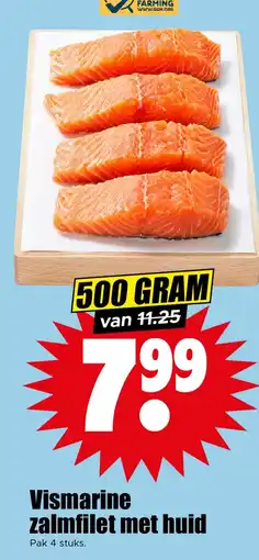 Dirk Vismarine zalmfilet met huid aanbieding