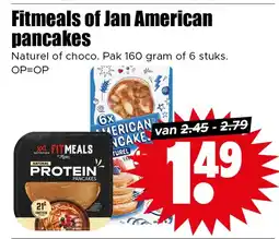 Dirk Fitmeals of Jan American pancakes aanbieding