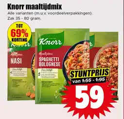 Dirk Knorr maaltijdmix aanbieding