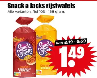 Dirk Snack a Jacks rijstwafels aanbieding