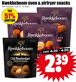 Dirk Kwekkeboom oven & airfryer snacks aanbieding