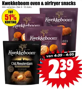 Dirk Kwekkeboom oven & airfryer snacks aanbieding